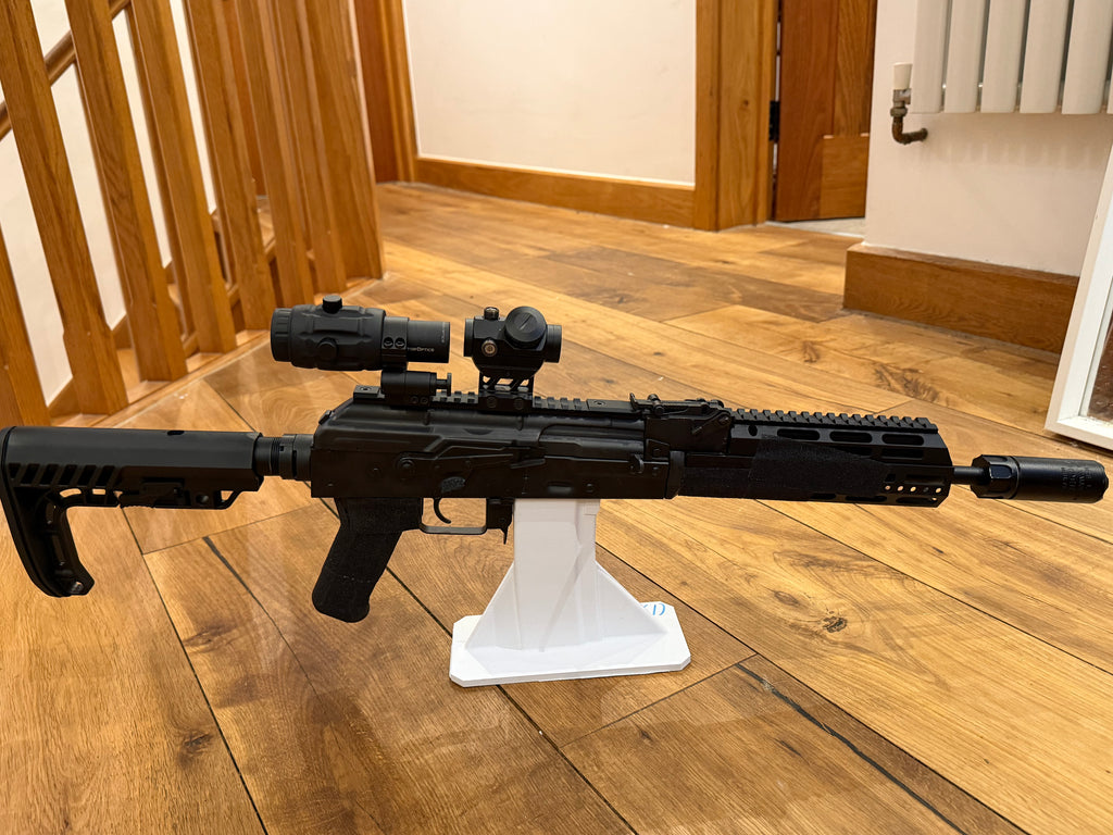 Ak-47 Airsoft gun display stand (with choice of custom name check description for details)