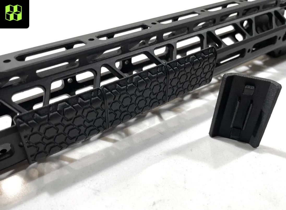M LOK snap in rail covers x3